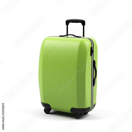 Suitcase isolated on a white background.