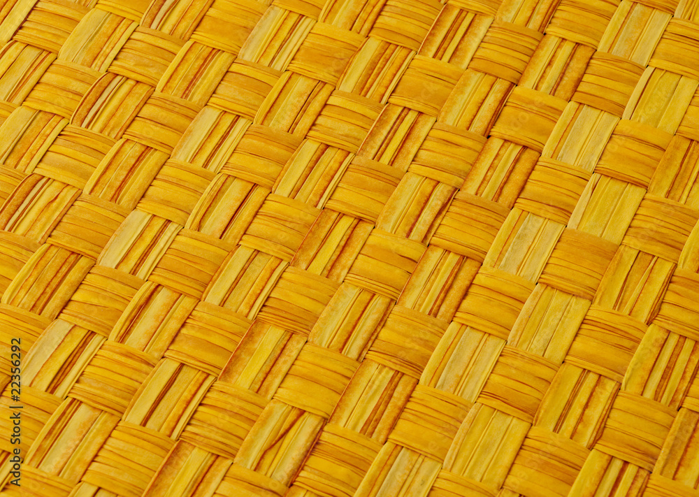 Tovaglietta di paglia colore giallo Tovaglietta di paglia colore giallo