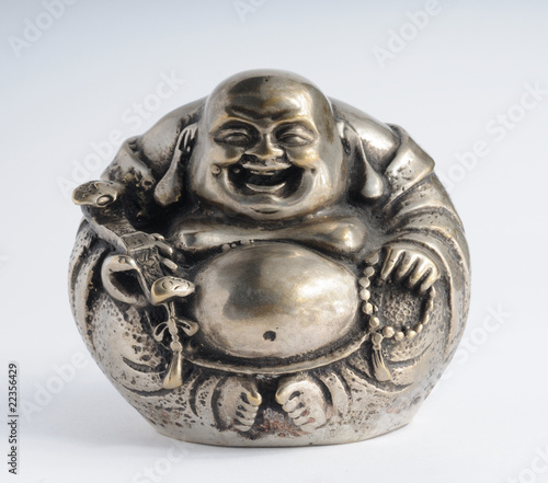 Buddha statue isolated on white background