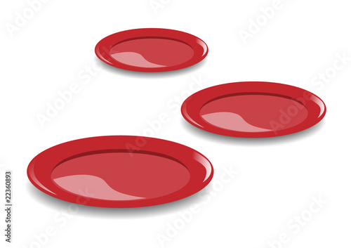 Red plate