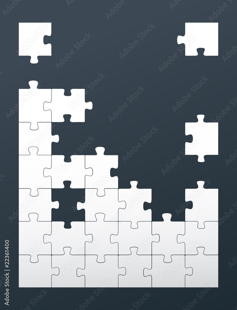 Puzzle vector background with copy space Puzzle vector background with copy space