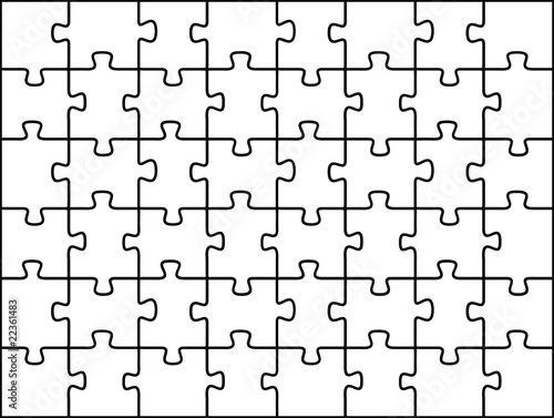 Puzzle vector background