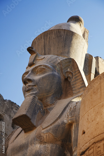 Statue Of A Pharaoh At Karnak Temple