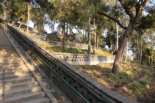 beihai parks stairs to the top