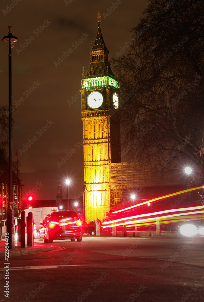 Big Ben, London - Night scene