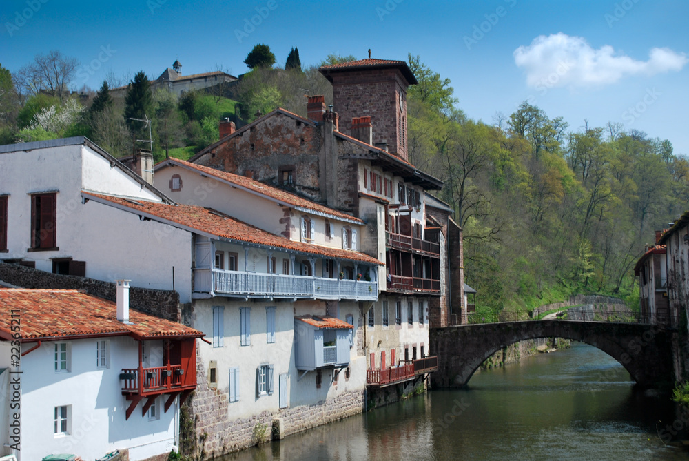 Le village de Saint Jean Pied de Port