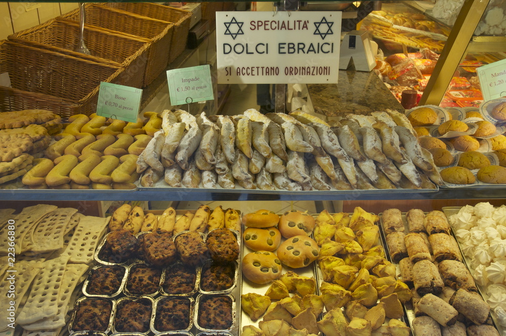 Obraz premium Pâtisserie dans le ghetto de Venise