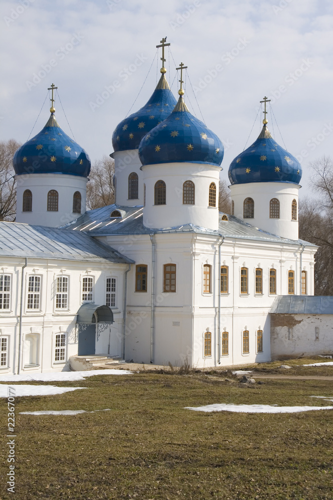 St. George monastery in Novgorod, Russia