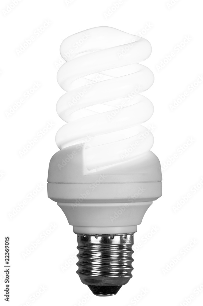 fluorescence lamp of isolated on a white background fluorescence lamp of isolated on a white background
