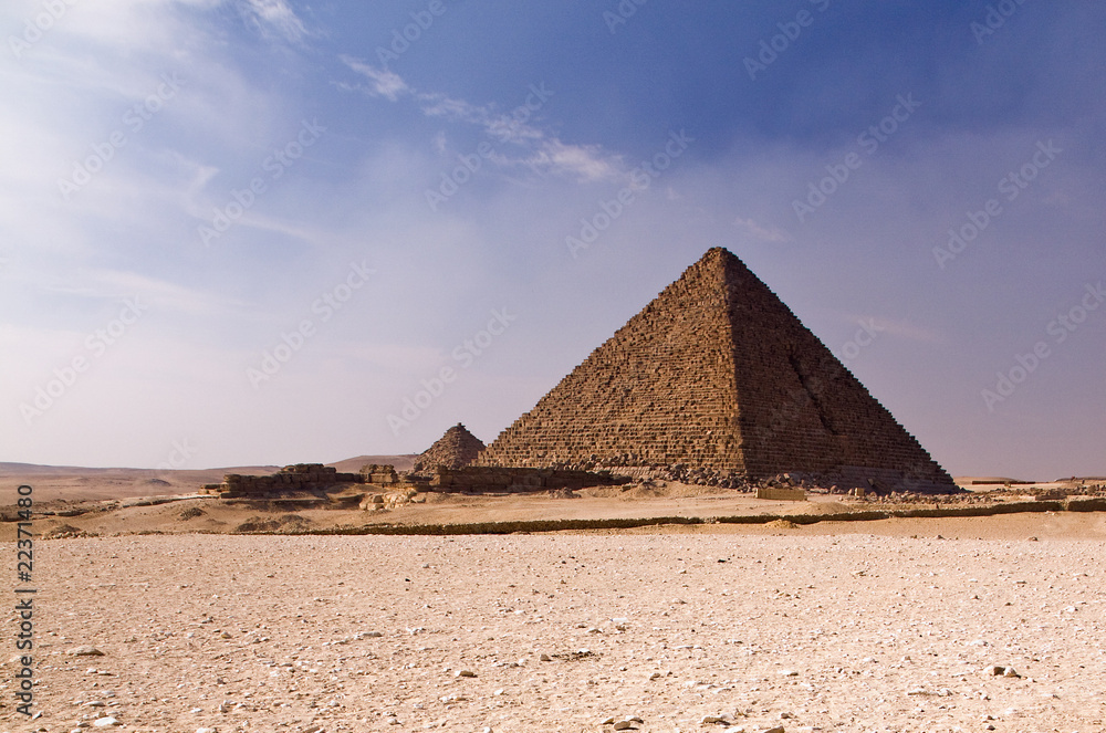 Pyramid in the desert