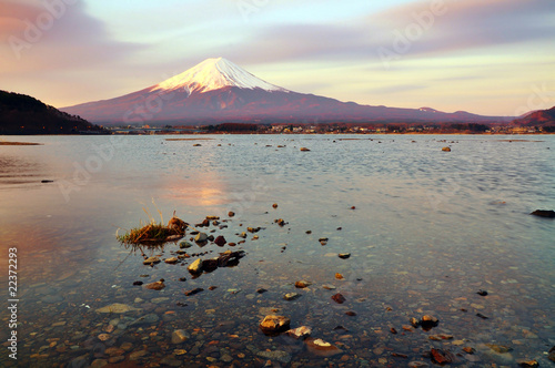 kawaguchiko lake and Fuji