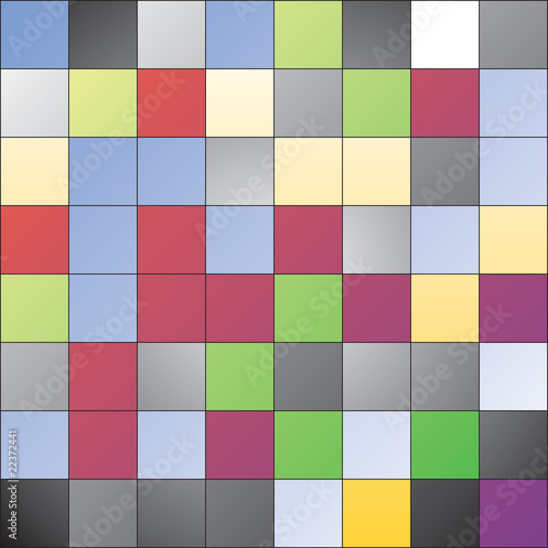 Abstract Colored Tiles