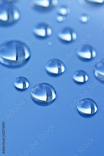 water drops.