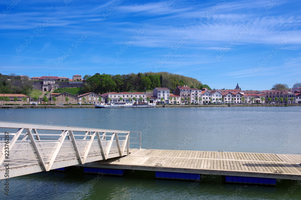 Bayonne quai sur l'Adour