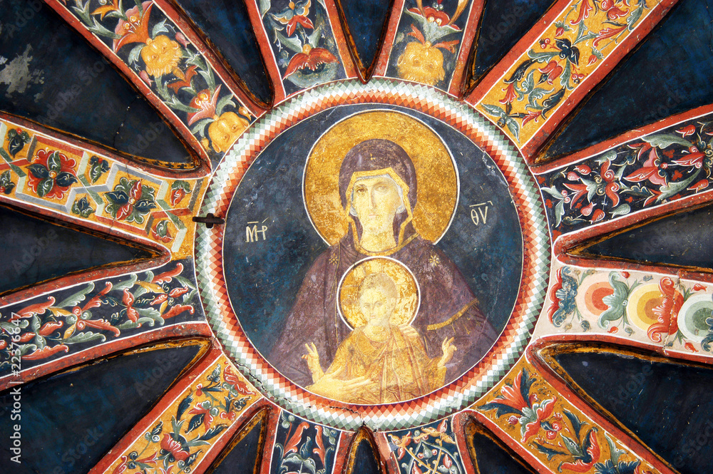Medallion of the Virgin and Child, Chora, Istanbul