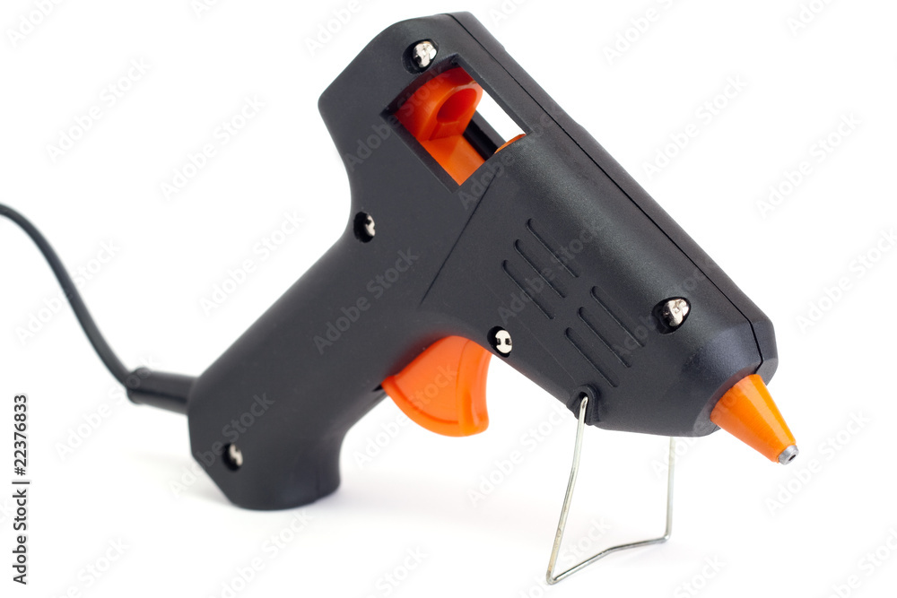 Glue pistol isolated on white. Glue pistol isolated on white.