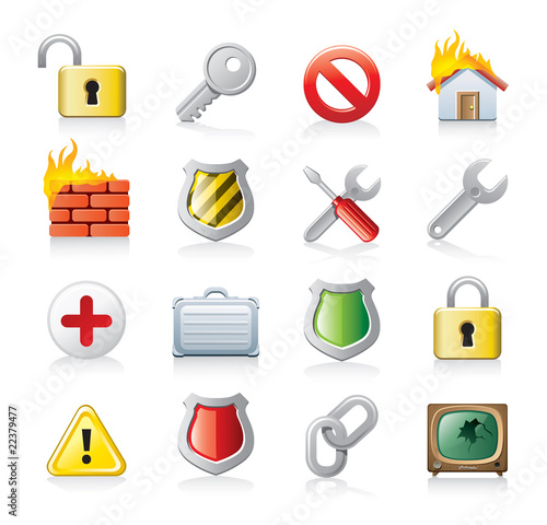 security icon set