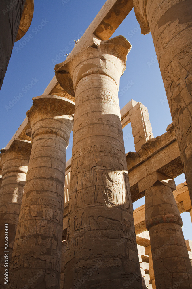 The Hyposyle Hall At Karnak Temple