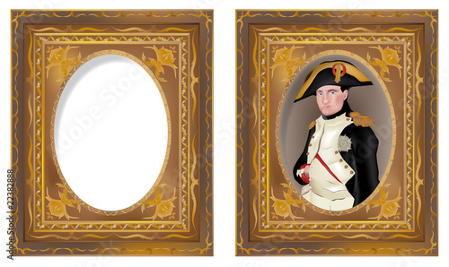 cornice e Napoleone in cornice