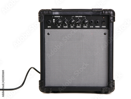 Electric guitar amplifier photo