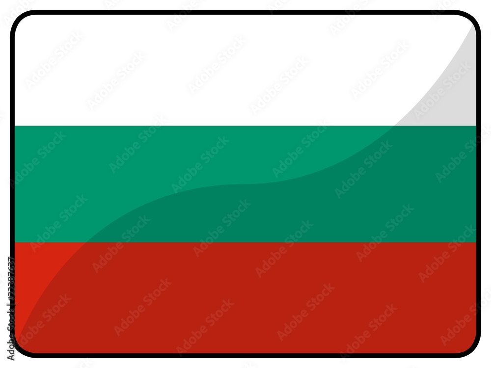 Obraz premium drapeau bulgarie bulgaria flag