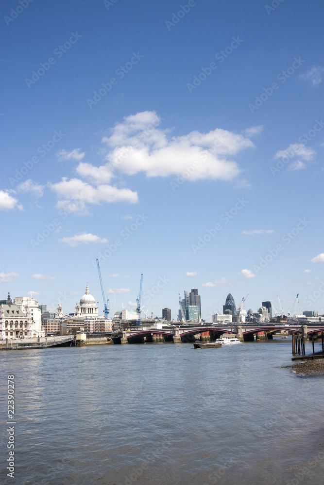 london city from the embankment