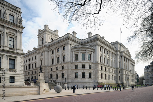 HM Treasury Building, Westminster, London, England, UK photo