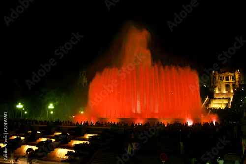 Montjuic (magic) fountain photo