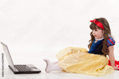 Young cute caucasian toddler