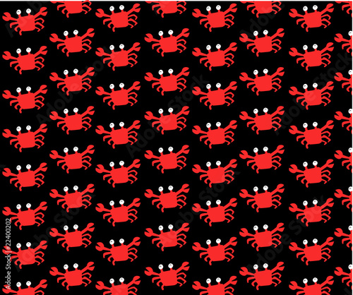 A lot of crab in a black background wallpaper