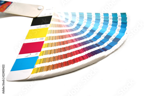 Color guide to match colors for printing