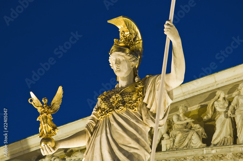 Canvas Print Vienna's Parliament building, Austria