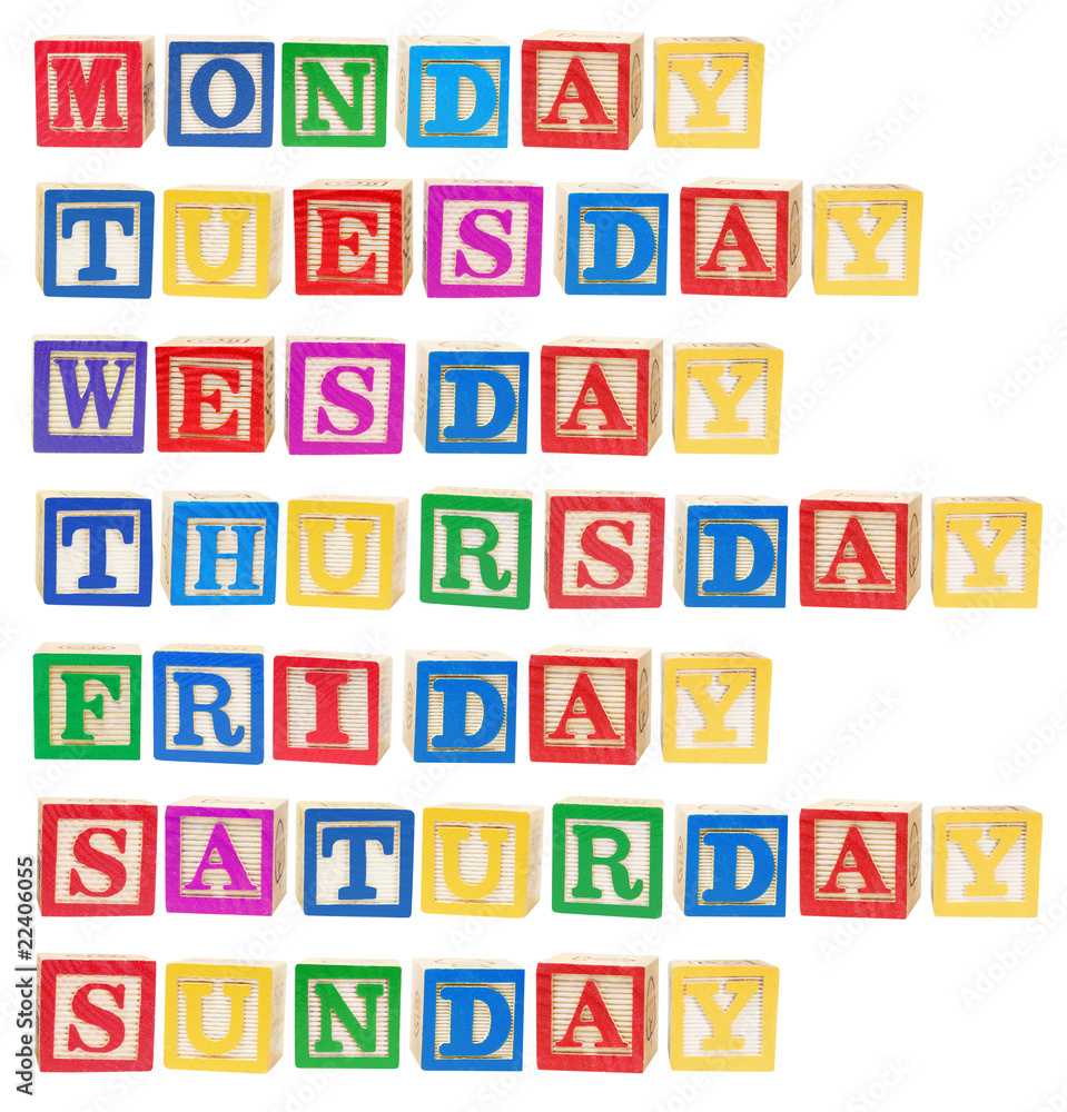 Days of the Week Days of the Week