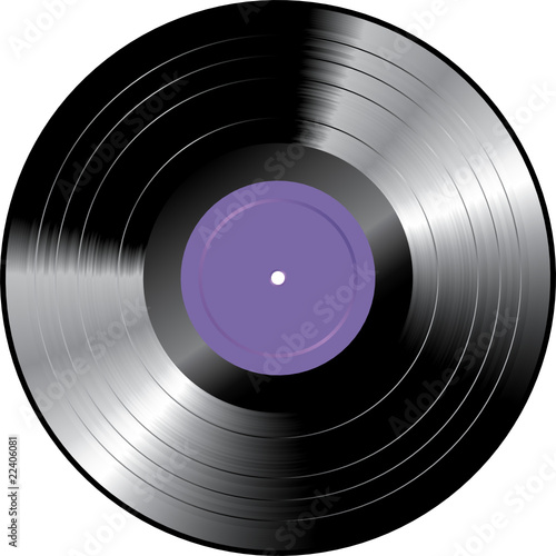 blank purple LP