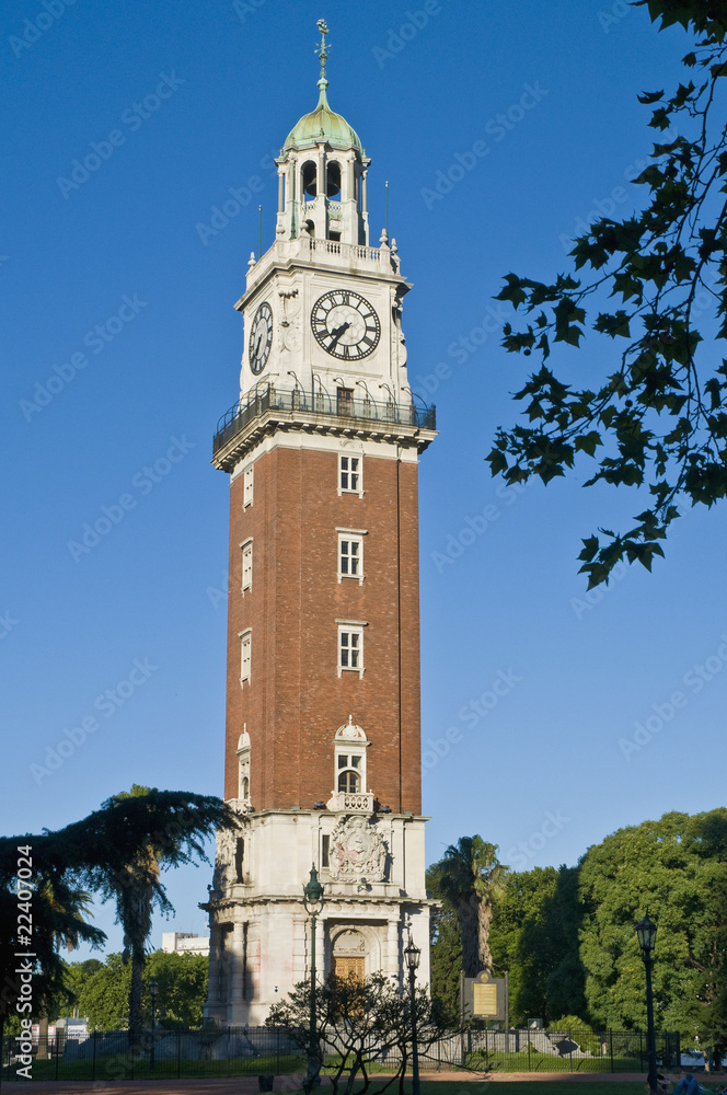Monumental tower at Buenos Aires, Argentina