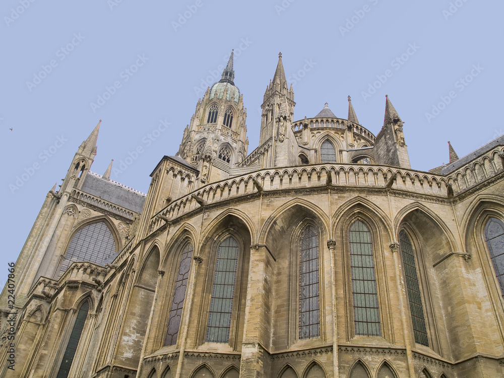 Catedral de Bayeux, histórica ciudad normanda,Francia