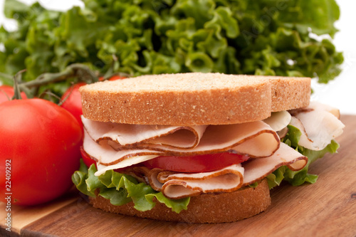 Turkey breast sandwich