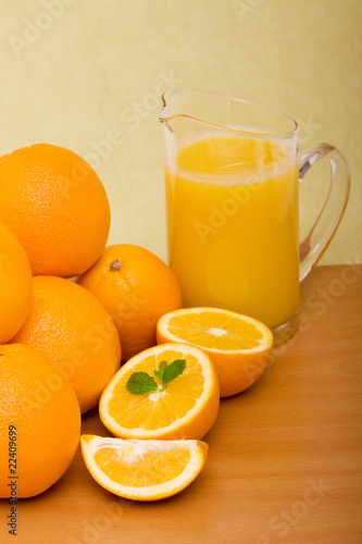 Oranges and orange juice