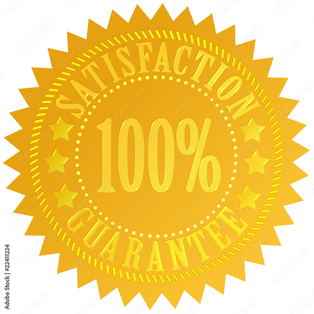 Satisfaction guarantee icon Satisfaction guarantee icon