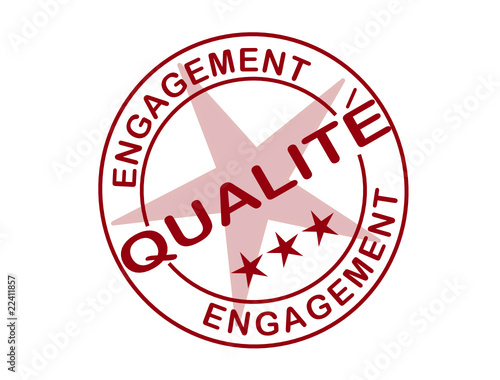 vignette engagement qualité rouge