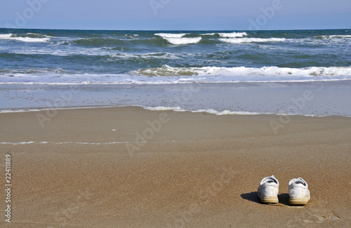 Shoes on the Beach