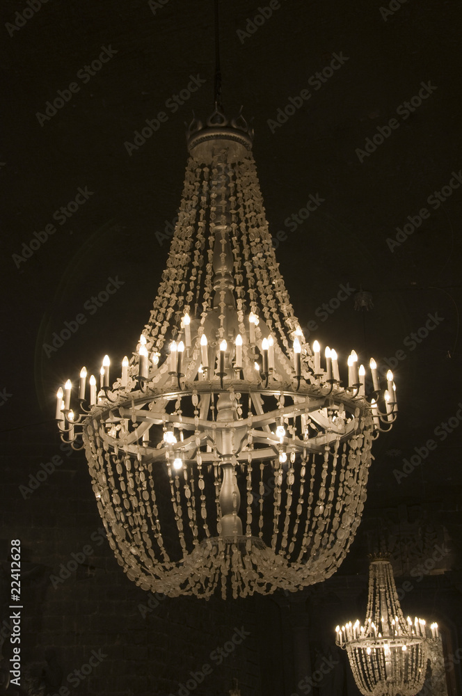 Obraz premium Kopalnia soli kamiennej. Wieliczka