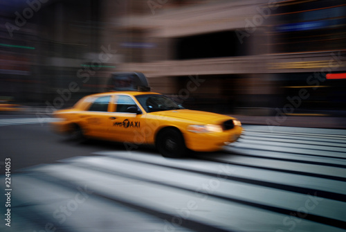 Canvas Print NEW YORK CITY YELLOW CAB