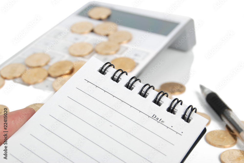 Obraz premium notepad