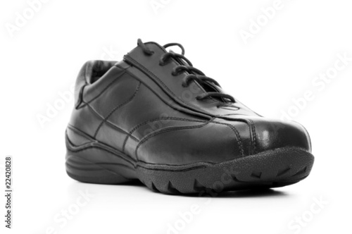 Male shoes isolated on the white background