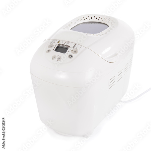 Breadmaker machine isolated on a white background