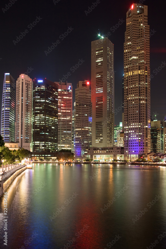 Singapur bei Nacht