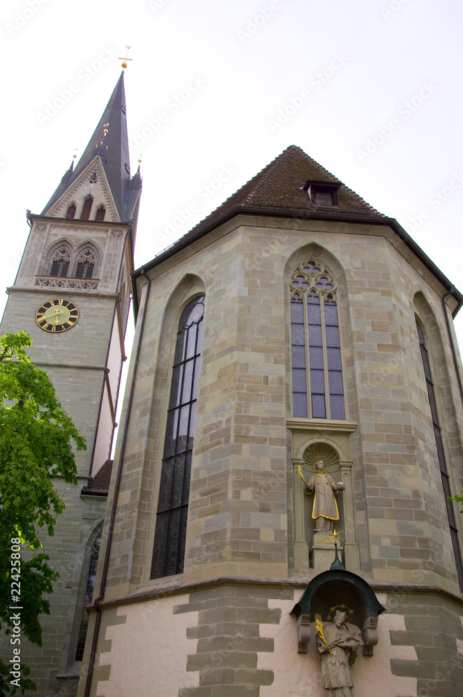 Fototapeta premium Stephanskirche in Konstanz, Bodensee