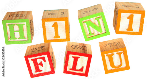 H1N1 Flu in Alphabet Blocks