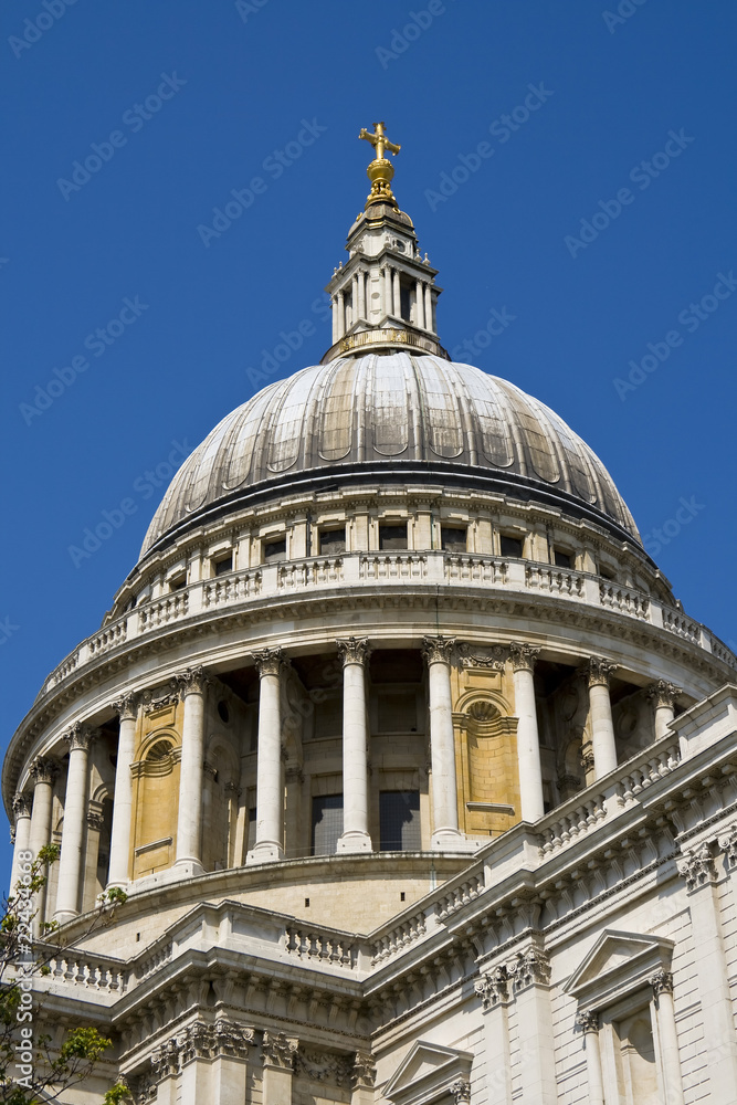 The Dome of St Paul's Cathedral, London